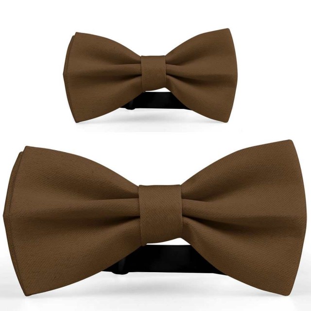 Set papioane tata fiu maro-brun deschis, uni
